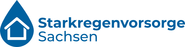 Logo Starkregenvorsorge Sachsen